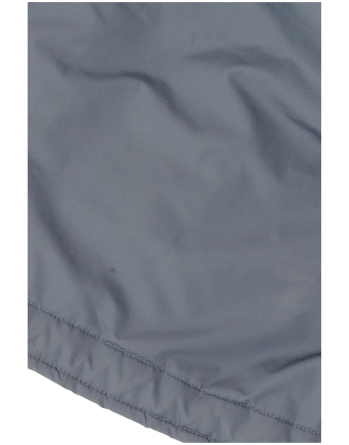 Ellesse Mens Hooded Anorak Jacket UK 38 Medium Grey Colourblock Polyester