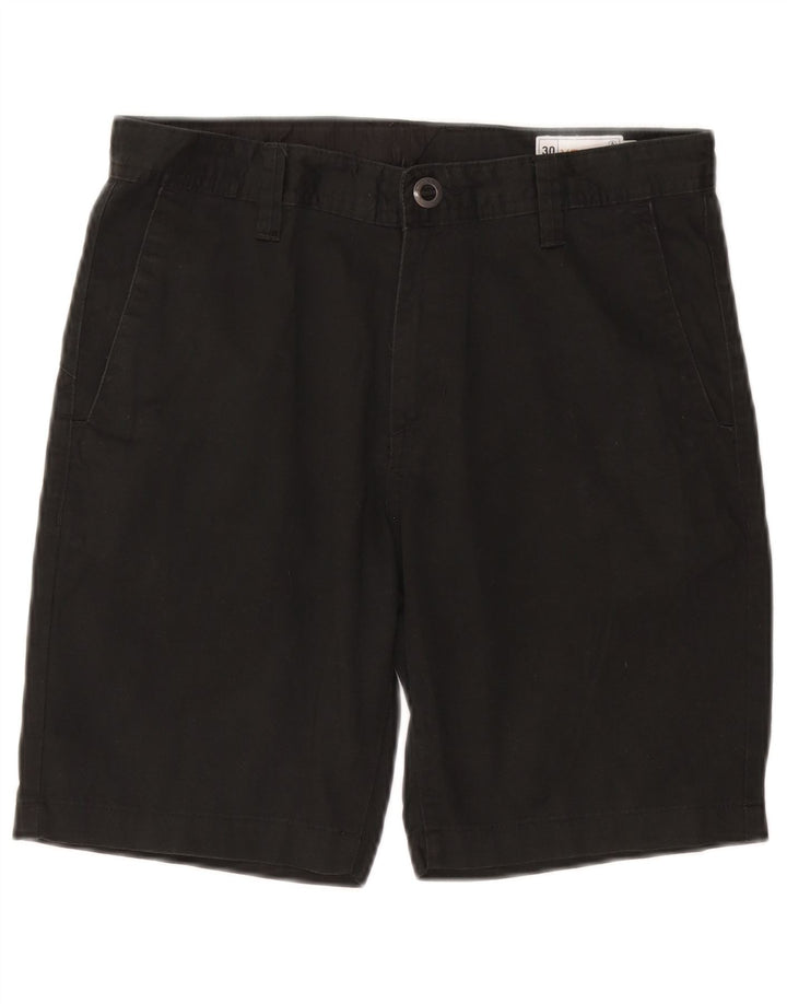 Volcom Mens Chino Shorts W30 Medium Navy Blue Cotton