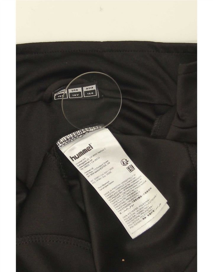 Hummel Boys Graphic Tracksuit Top Jacket 13-14 Years Black Geometric