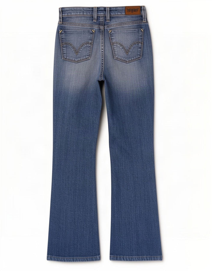 Levi's Womens 629 Bootcut Jeans W28 L30 Blue