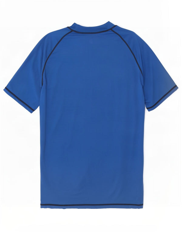 Mountain Warehouse Mens T-Shirt Top XL Blue Polyamide