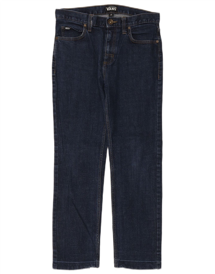 Vans Womens Straight Jeans W28 L26 Navy Blue Cotton