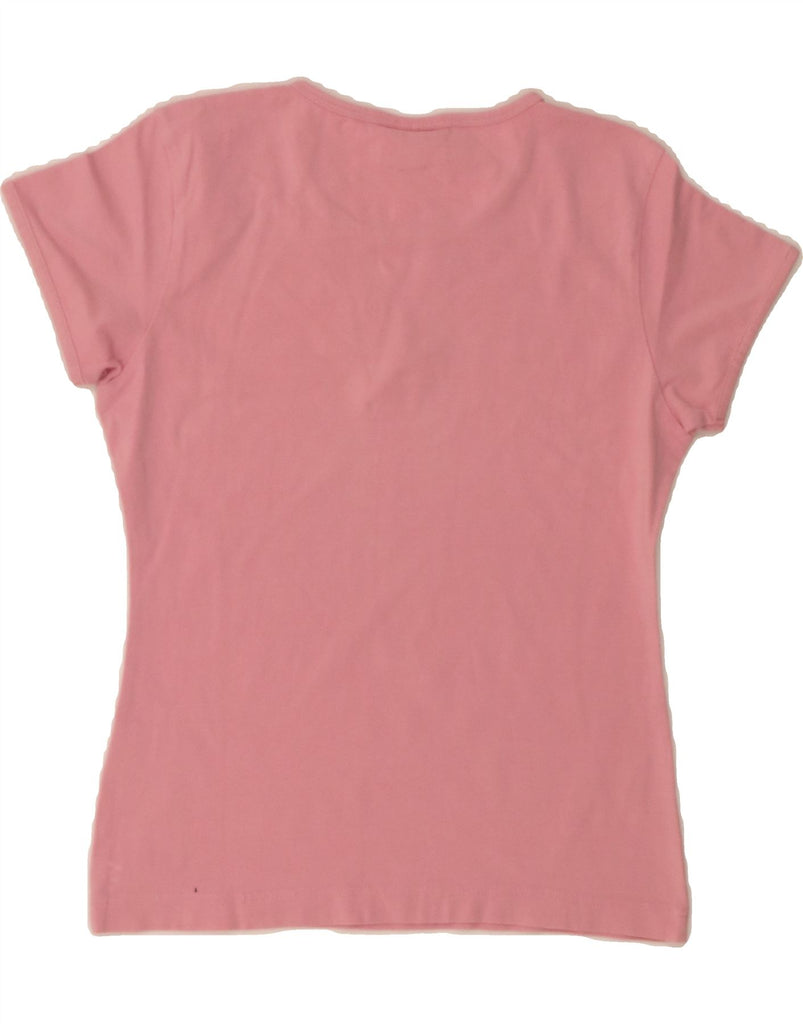 ASICS Girls T-Shirt Top 11-12 Years Medium Pink Cotton Vintage Asics and Second-Hand Asics from Messina Hembry 