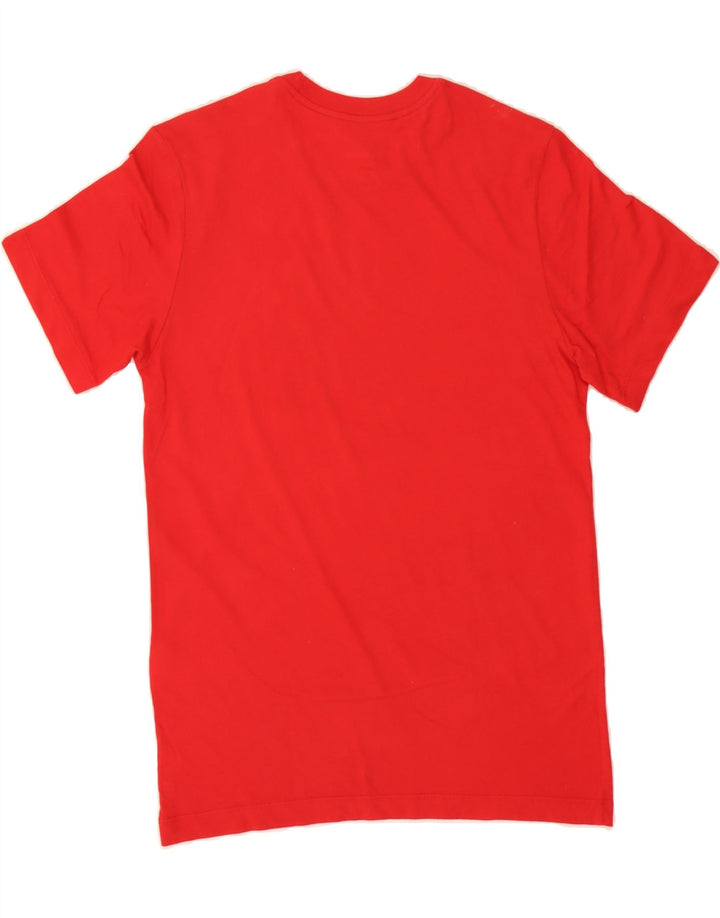 NIKE Mens Dri Fit Graphic T-Shirt Top Small Red Cotton Vintage Nike and Second-Hand Nike from Messina Hembry 