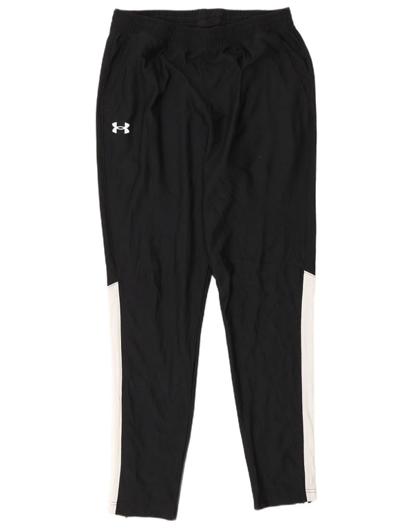 Under Armour Mens Tracksuit Trousers Large  Black Colourblock