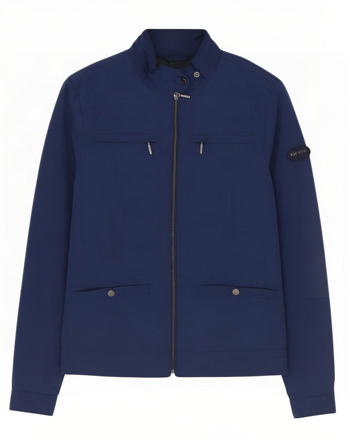 Geox Womens Respira Utility Jacket UK 12 Medium Navy Blue