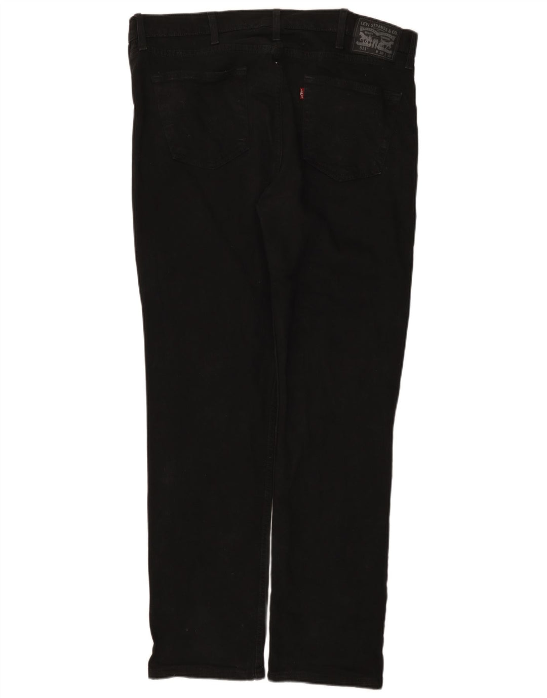 Levi's Mens 511 Slim Jeans W38 L32 Black Cotton