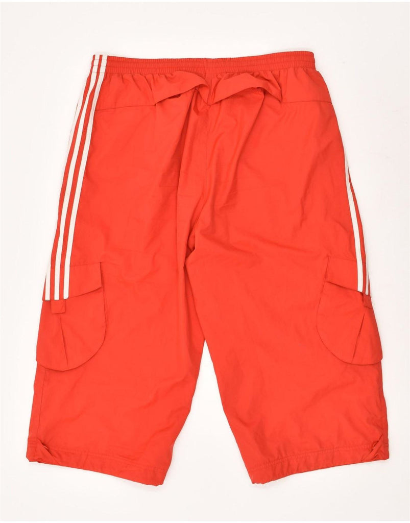 ADIDAS Mens Sport Shorts XL Red Polyester Vintage Adidas and Second-Hand Adidas from Messina Hembry 