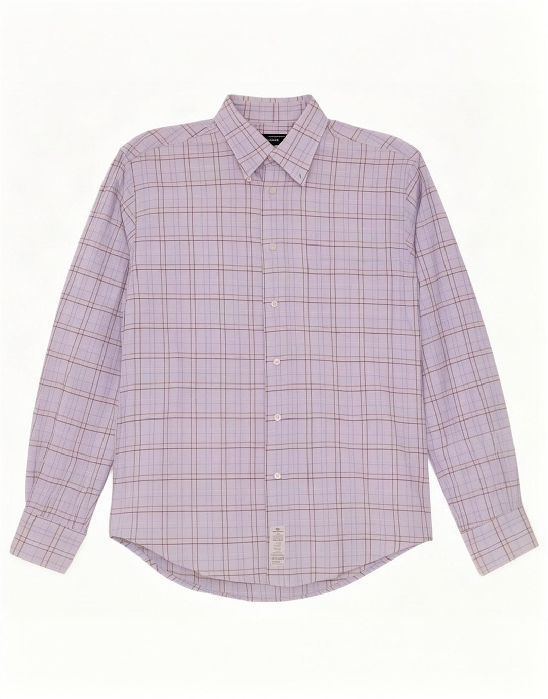 Sergio Tacchini Mens Shirt Medium Blue Check Cotton
