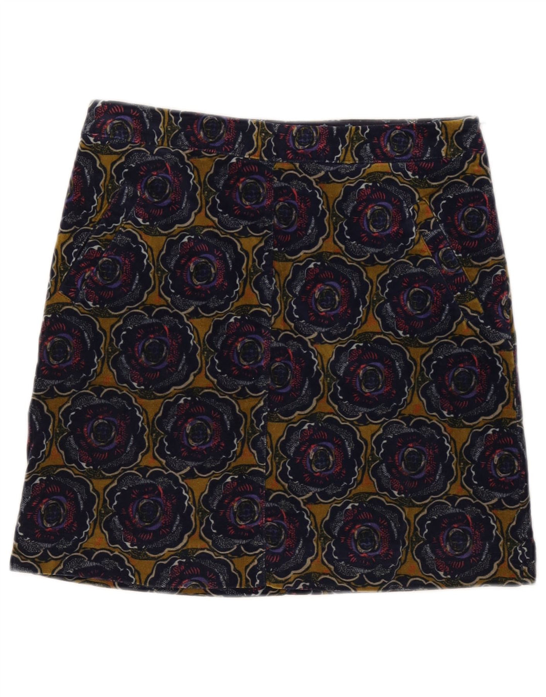 White Stuff Womens Mini Skirt UK 8 Small W27 Navy Blue Floral