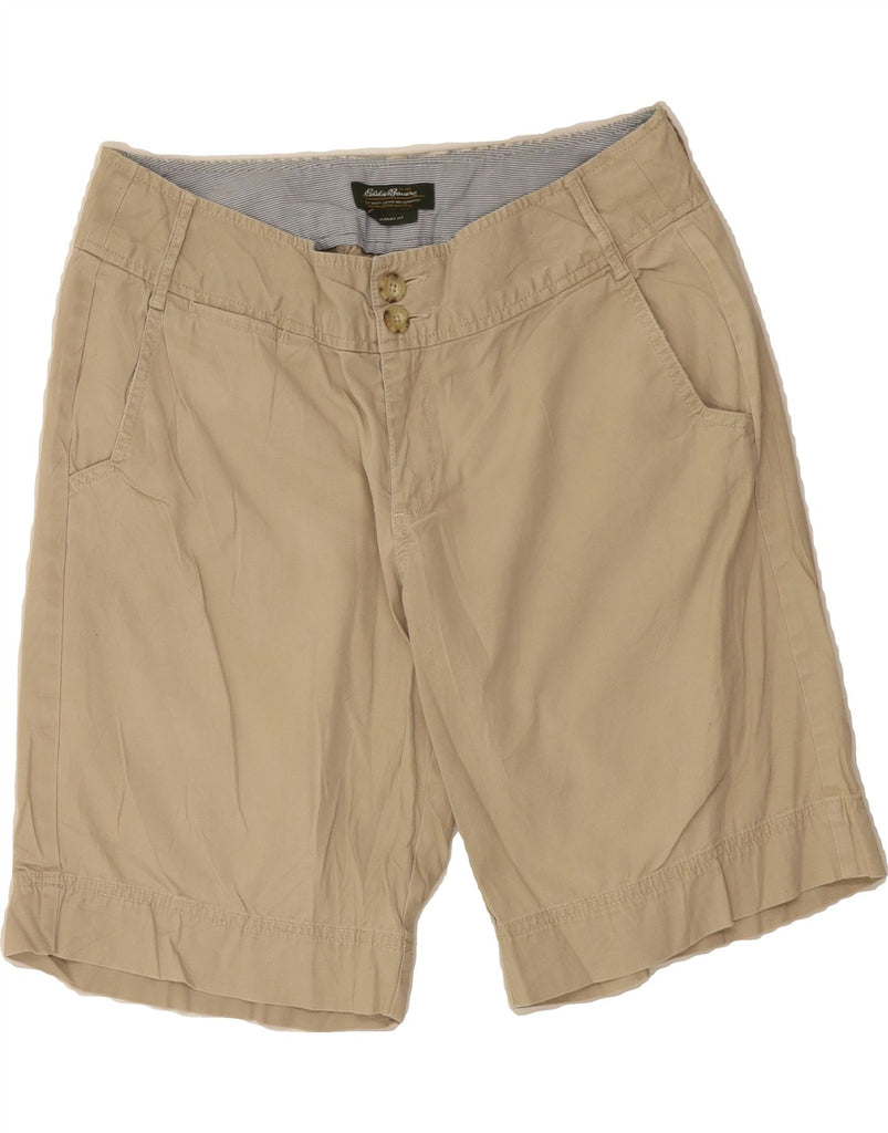EDDIE BAUER Womens Blakely Fit Chino Shorts US 10 Large W27 Beige Cotton Vintage Eddie Bauer and Second-Hand Eddie Bauer from Messina Hembry 
