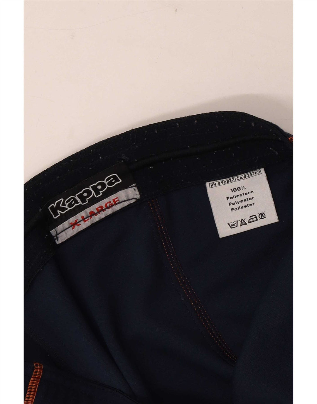 Kappa Mens Tracksuit Trousers XL  Navy Blue Polyester