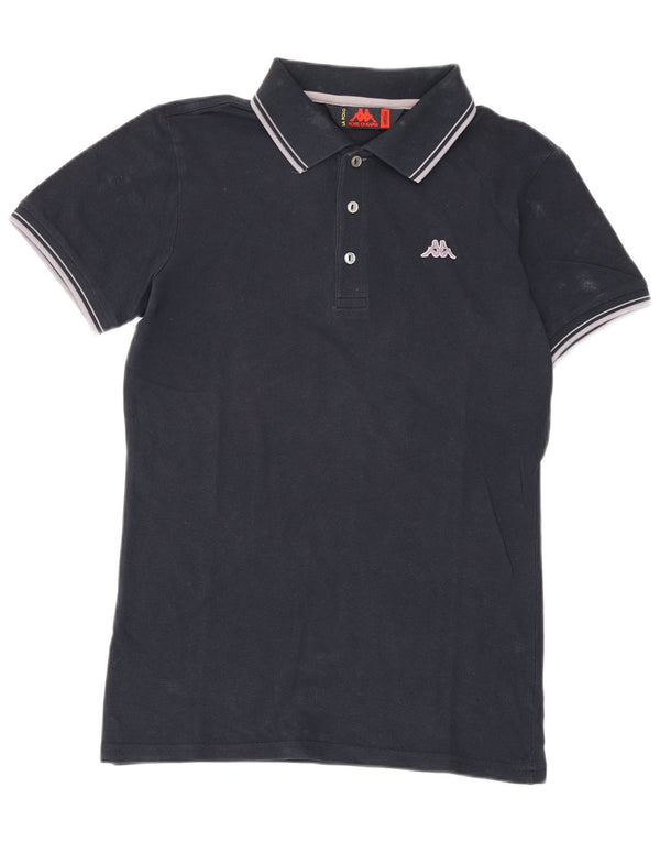 Kappa Mens Polo Shirt Medium Navy Blue Cotton