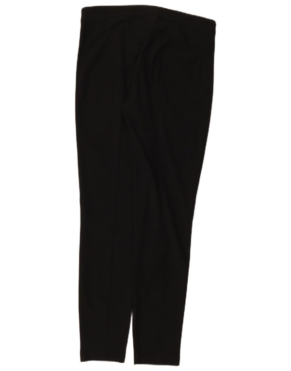Benetton Womens Skinny Casual Trousers UK 12 Medium W32 L30 Black Polyester