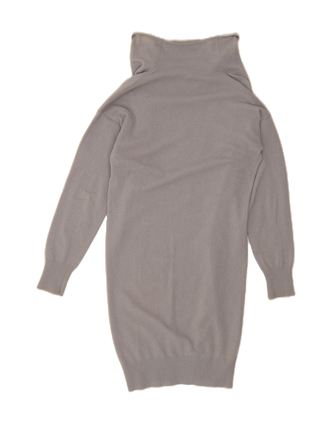 BENETTON Womens Jumper Dress UK 14 Medium Grey Vintage Benetton and Second-Hand Benetton from Messina Hembry 