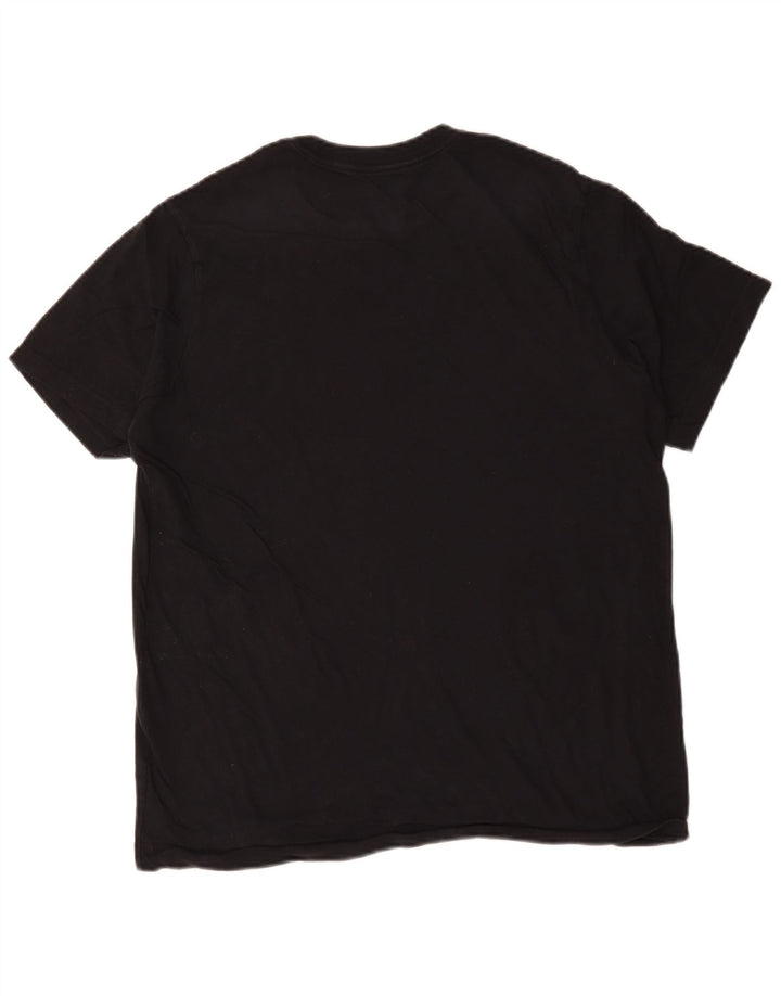 Nike Mens T-Shirt Top Large Black Cotton