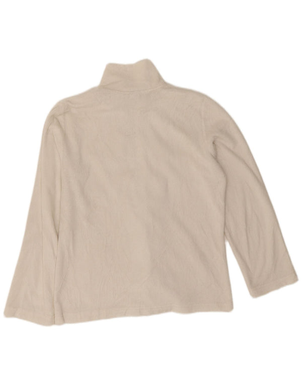 Fila Womens Fleece Jacket UK 16 Large White
