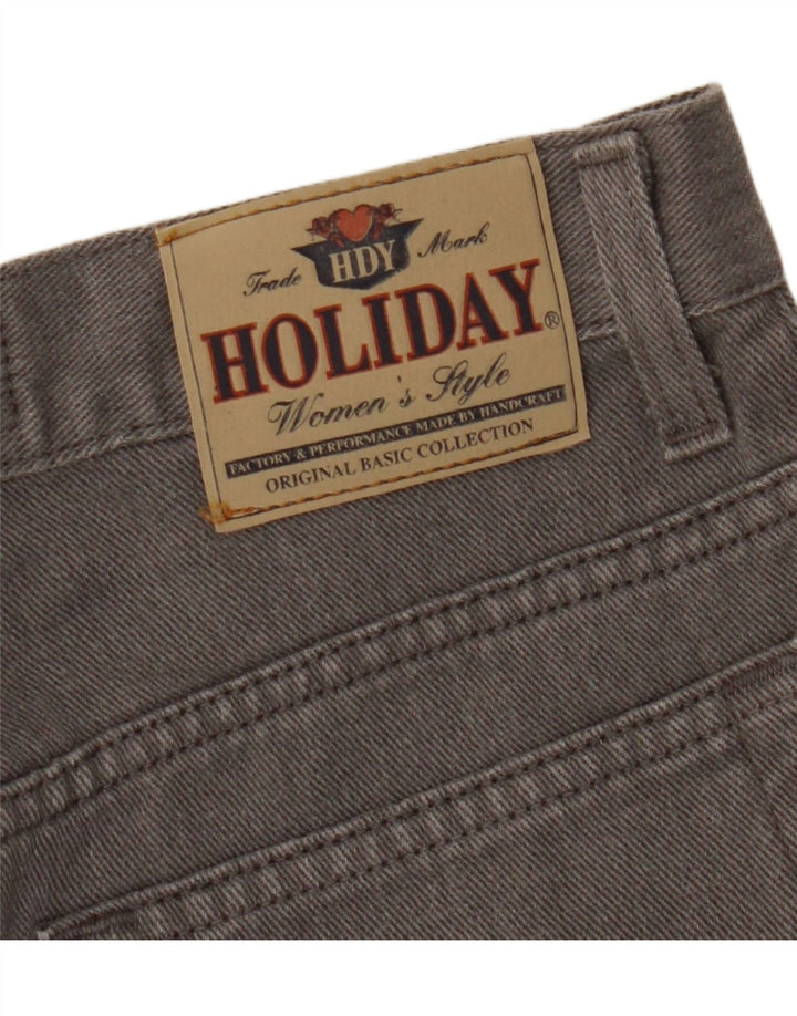 Holiday Womens Tapered Jeans W28 L31 Grey