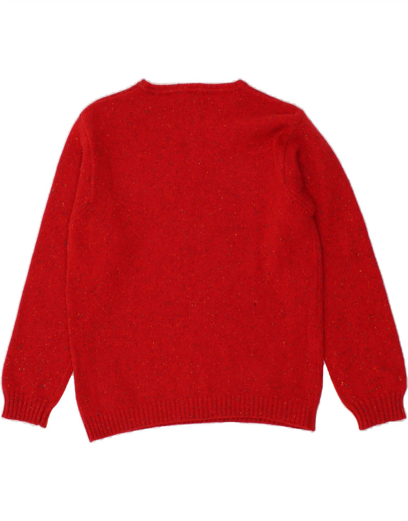 CALVIN KLEIN JEANS Boys Button Neck Jumper Sweater 15-16 Years Red Flecked | Vintage Calvin Klein Jeans | Thrift | Second-Hand Calvin Klein Jeans | Used Clothing | Messina Hembry 