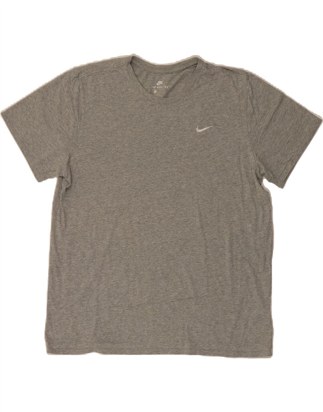 NIKE Mens Athletic Cut T-Shirt Top XL Grey Cotton Vintage Nike and Second-Hand Nike from Messina Hembry 