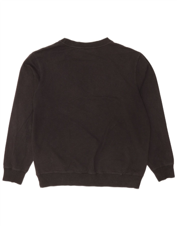 Fila Mens Graphic Sweatshirt Jumper Large Black Cotton