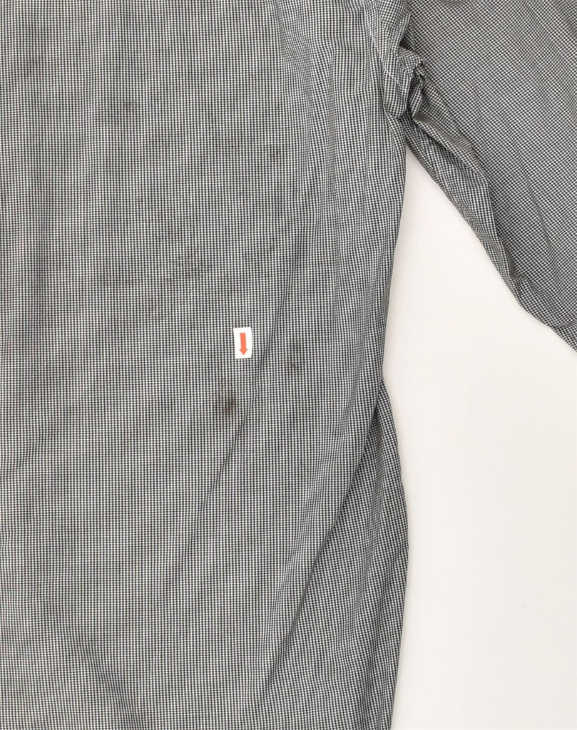 J. CREW Mens Ludlow Shirt XS Grey Check Cotton | Vintage J. Crew | Thrift | Second-Hand J. Crew | Used Clothing | Messina Hembry 