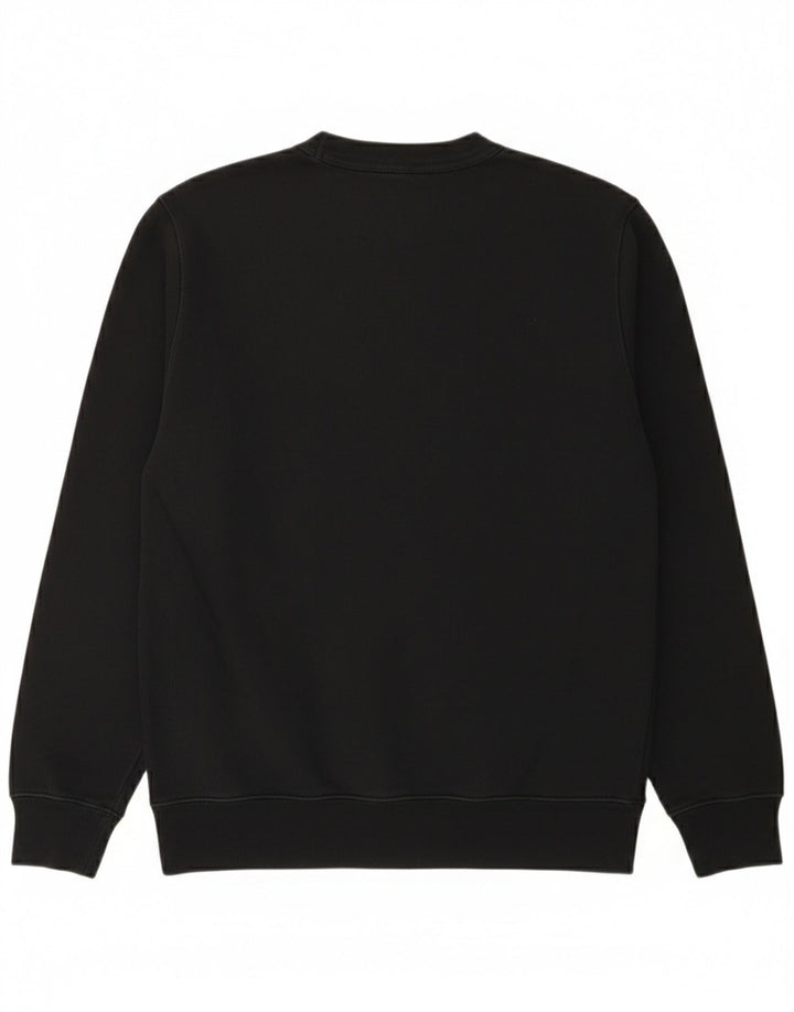 Zara Mens Sweatshirt Jumper Medium Black Cotton