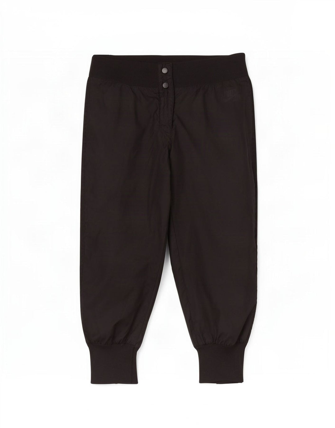 Nike Womens Capri Trousers UK 8 Small W30 L20 Black Nylon