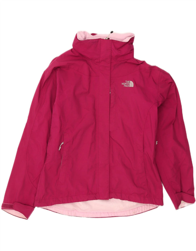THE NORTH FACE Womens Hooded Rain Jacket UK 14 Medium Pink Nylon Vintage The North Face and Second-Hand The North Face from Messina Hembry 