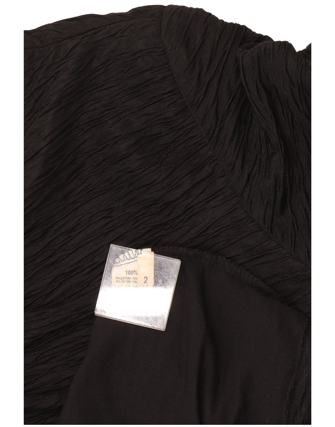 Vintage Womens Sheath Dress US 2 XS Black Polyester