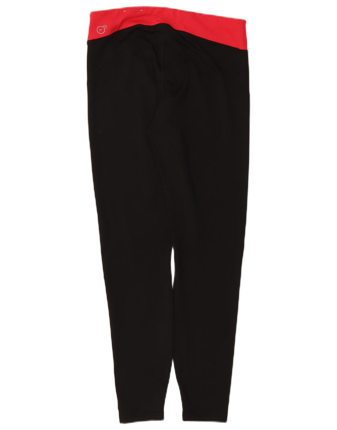 Puma Womens Leggings UK 14 Large Black Colourblock Polyester