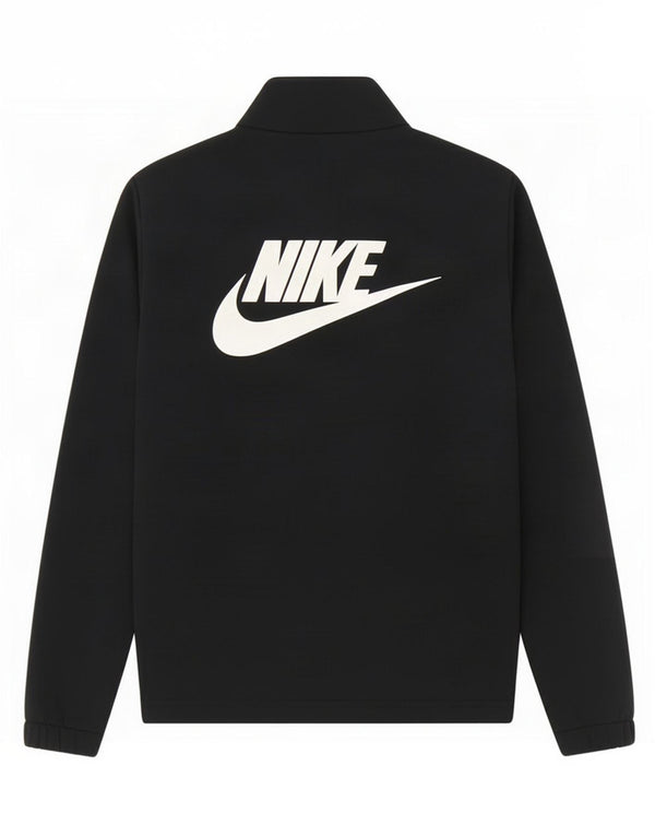 Nike Boys Graphic Tracksuit Top Jacket 10-11 Years Medium Black Polyester