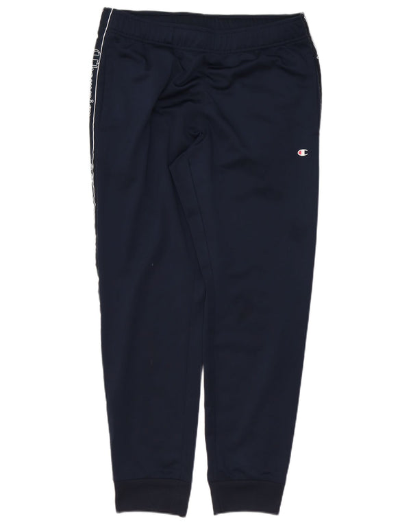 Champion Mens Graphic Tracksuit Trousers Joggers Medium  Navy Blue