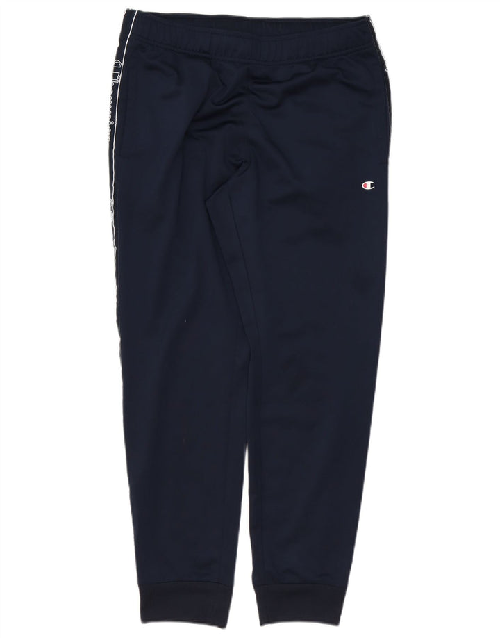 Champion Mens Graphic Tracksuit Trousers Joggers Medium  Navy Blue