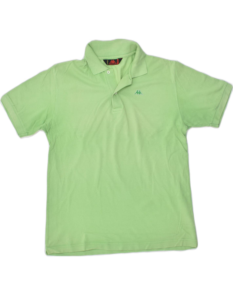 KAPPA Mens Polo Shirt Large Green Cotton | Vintage Kappa | Thrift | Second-Hand Kappa | Used Clothing | Messina Hembry 