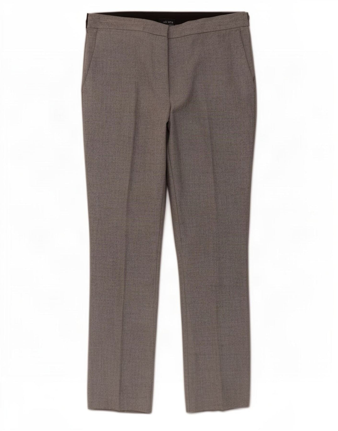 Zara Womens Slim Chino Trousers Large W30 L27 Grey Colourblock Polyester