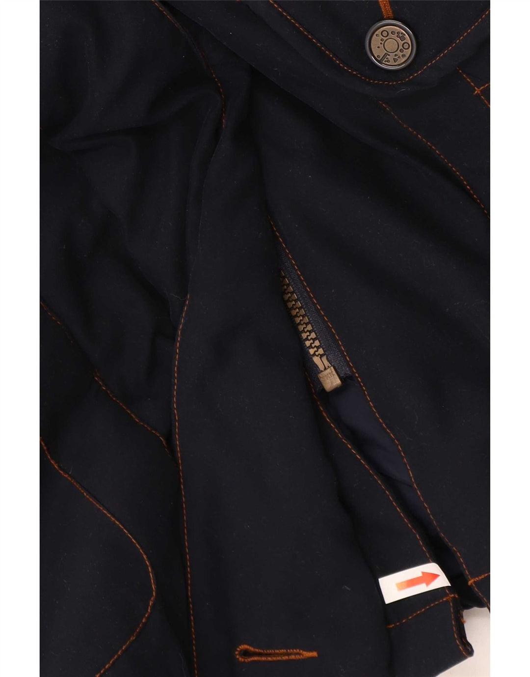 Daunen Womens Padded Jacket EU 46 XL Navy Blue Polyester