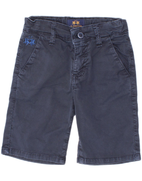 La Martina Boys Chino Shorts 3-4 Years W20 Navy Blue Cotton