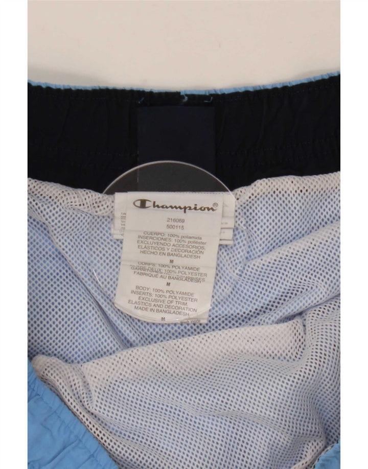 Champion Mens Swimming Shorts Medium Blue Polyamide