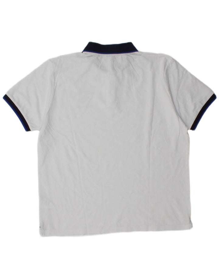 North Sails Mens Rugby Polo Shirt XL White Cotton