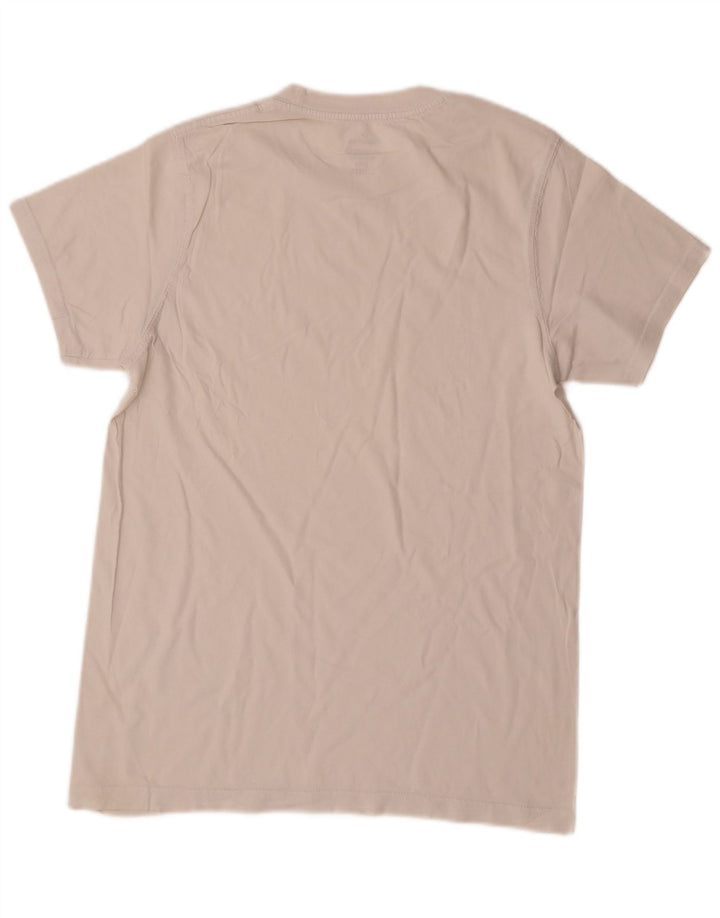 CALVIN KLEIN Mens T-Shirt Top Small Off White Cotton