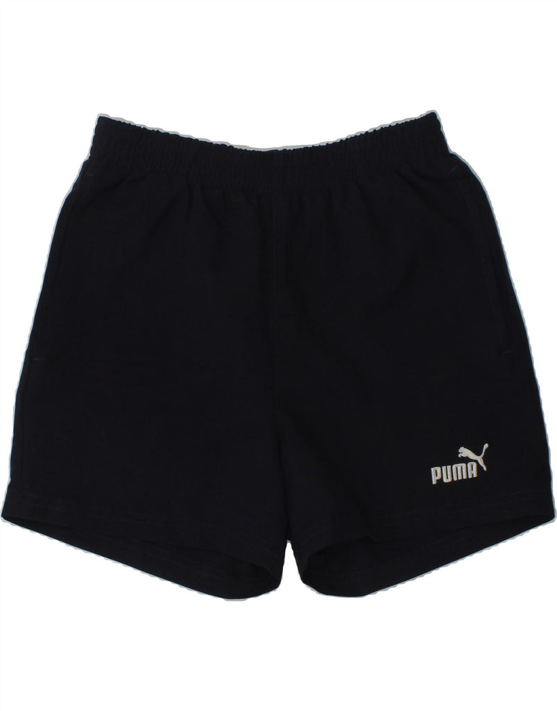 PUMA Boys Sport Shorts 11-12 Years Navy Blue Polyester | Vintage Puma | Thrift | Second-Hand Puma | Used Clothing | Messina Hembry 