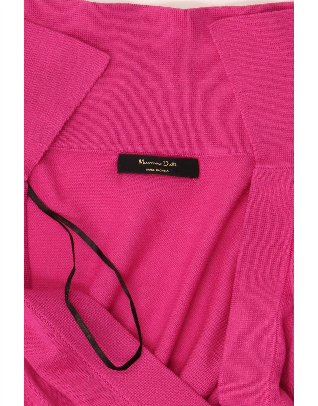 MASSIMO DUTTI Womens Polo Neck Jumper Sweater UK 14 Medium Pink Vintage Massimo Dutti and Second-Hand Massimo Dutti from Messina Hembry 