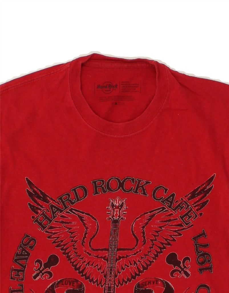 HARD ROCK CAFE Mens Berlin Graphic T-Shirt Top Small Red Cotton Vintage Hard Rock Cafe and Second-Hand Hard Rock Cafe from Messina Hembry 