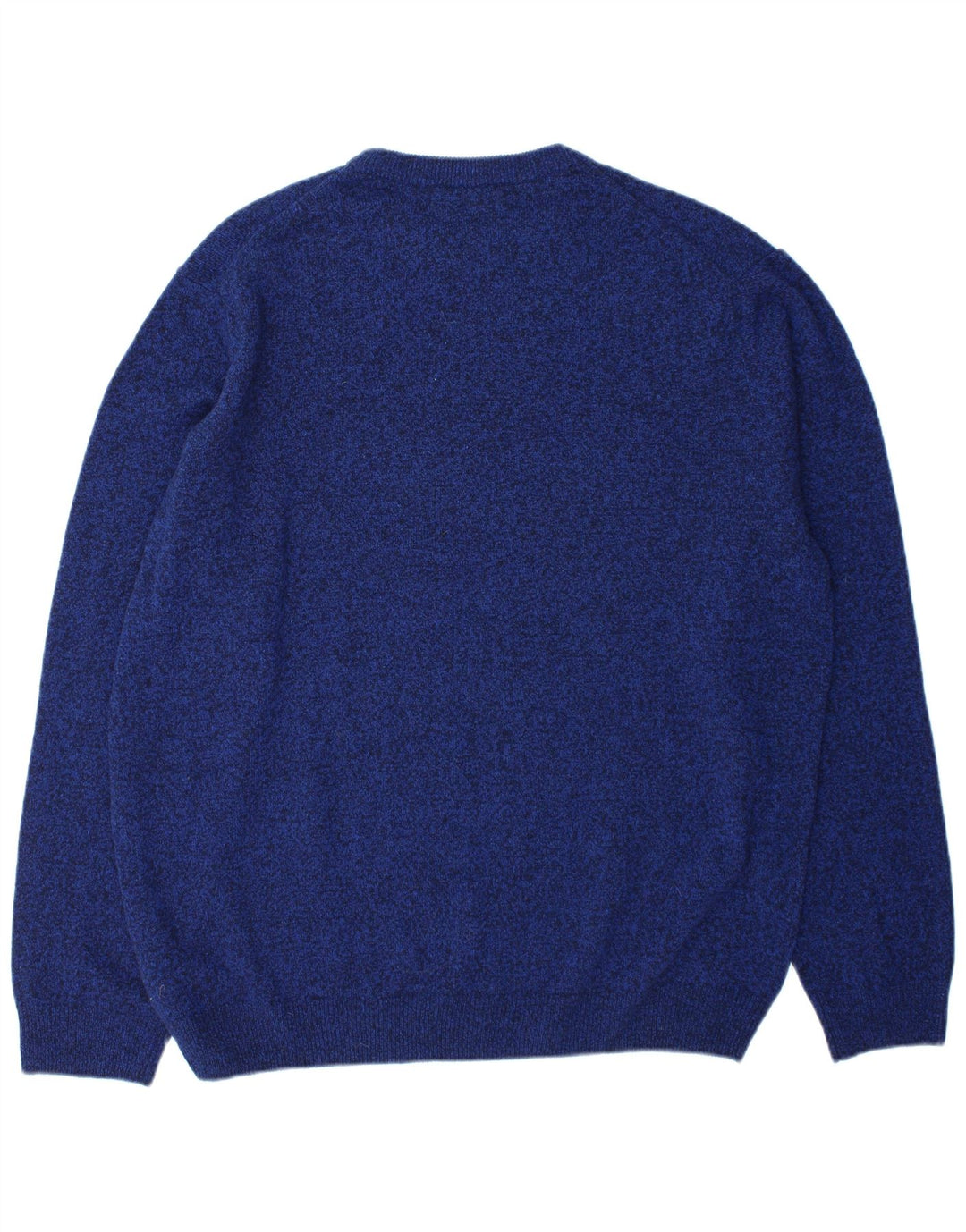 Marks & Spencer Mens Crew Neck Jumper Sweater 2XL Blue Wool