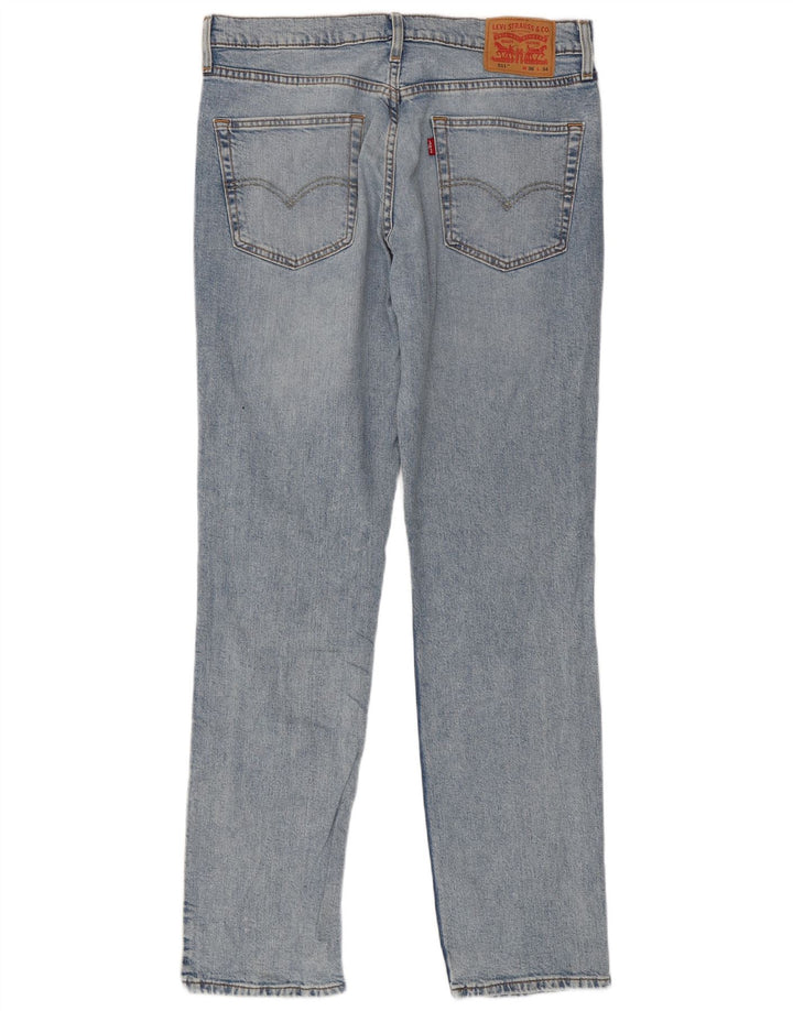 Levi's Mens 511 Slim Jeans W36 L34 Blue Cotton