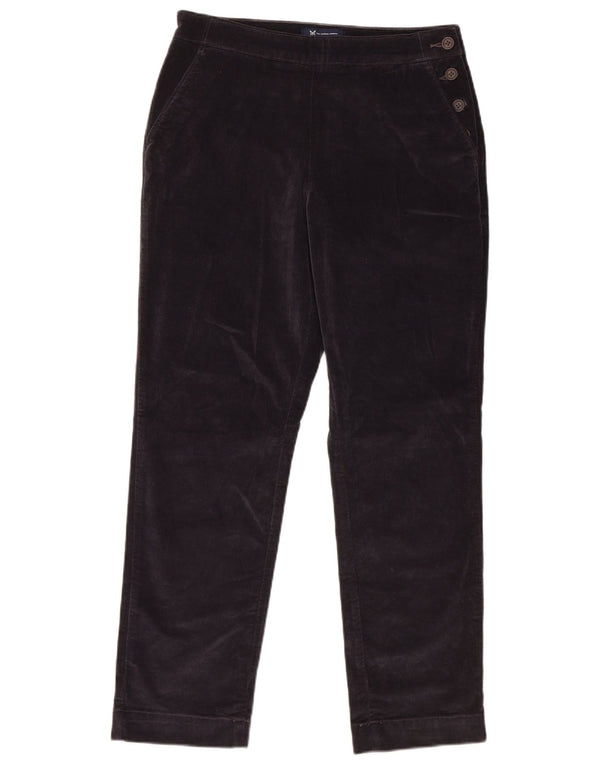 CREW CLOTHING Womens Corduroy Trousers UK 12 Medium W30 L28 Navy Blue