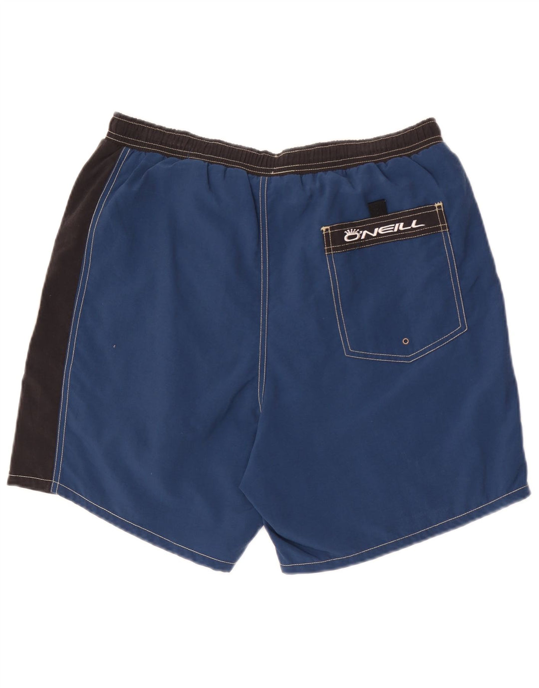 O'Neill Mens Graphic Swimming Shorts Small  Blue Colourblock Nylon