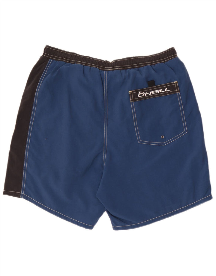 O'Neill Mens Graphic Swimming Shorts Small  Blue Colourblock Nylon