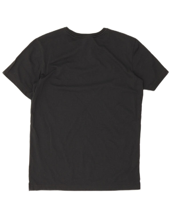 Jack Wolfskin Mens T-Shirt Top UK 40 Medium Black Cotton